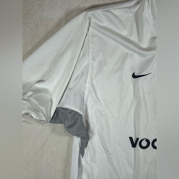 Nike XL Manchester Real Madrid FC Vodafone White Soccer Jersey Dri-Fit Authentic - Picture 4 of 8